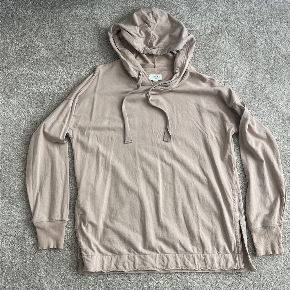 Aerie Beige Hoodie Sm